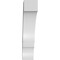 Ekena Millwork 5-in. W x 18-in. D x 24-in. H Balboa Architectural Grade PVC Knee Brace BRCP05X18X24BOA - alternate 5